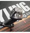 Side marker light - SIM - 3199 Large - Left - Chrome - LED - White/Amber/Red - 12V-24V