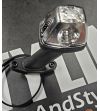 Gummiarm - SIM - 3199 Large - Vänster - Krom - LED - Vit/Bärnsten/Röd - 12V-24V -