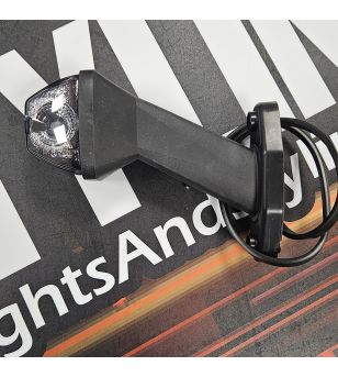 Begrenzungsleuchten - SIM - 3199 Large - Links - Chrom - LED - smoke - Weiß/Amber/Rot - 12V-24V 