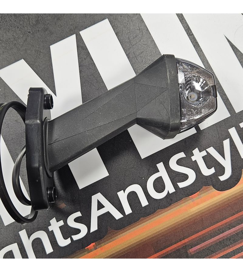 Side marker light - SIM - 3199 Large - Right - Chrome - LED - smoke - White/Amber/Red - 12V-24V Side marker light - SIM - 3199 Large - Right - Chrome - LED - smoke - White/Amber/Red - 12V-24V