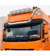 Dakbeugel - Angry Moose Styling - H-bar- 5 klemmen - Short - Hoogglans RVS - DAF - XF - Super Space Cab - 2005-2021