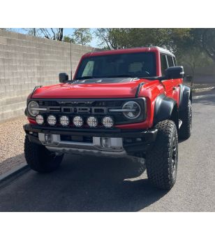 Light mounting bar - Foutz - Front Light Mount - Black Matte - Ford - Bronco - Raptor - 2021+