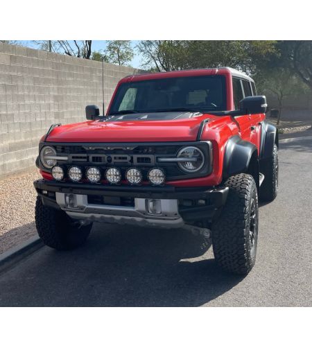 Light mounting bar - Foutz - Front Light Mount - Black matte - Ford - Bronco - Raptor - 2021+