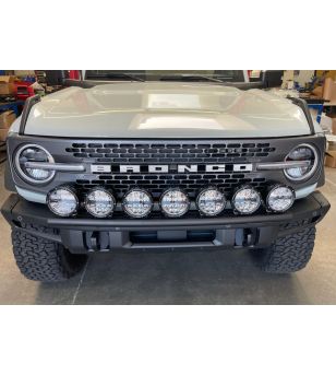 Light mounting bar - Foutz - Front Light Mount - Black Matte - Ford - Bronco - 2021+