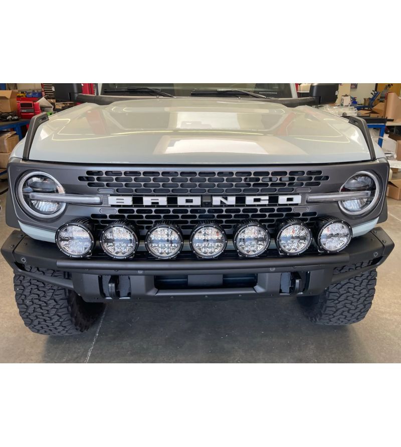 Light mounting bar - Foutz - Front Light Mount - Black Matte - Ford - Bronco - 2021+ Light mounting bar - Foutz - Front Light Mount - Black Matte - Ford - Bronco - 2021+