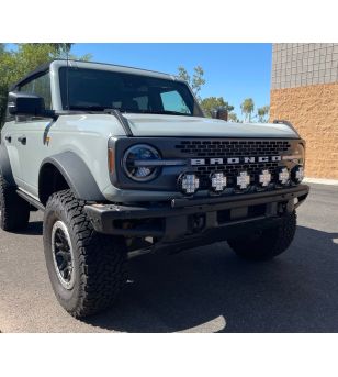 Light mounting bar - Foutz - Front Light Mount - Black Matte - Ford - Bronco - 2021+