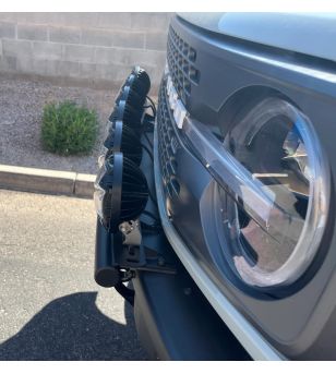 Lampenbeugel - Foutz - Front Light Mount - Zwart Mat - Ford - Bronco - 2021+