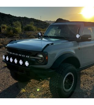 Light mounting bar - Foutz - Front Light Mount - Black Matte - Ford - Bronco - 2021+
