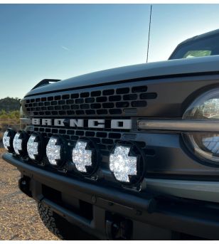 Lampenbeugel - Foutz - Front Light Mount - Zwart Mat - Ford - Bronco - 2021+