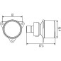 Tail light - Hella - Fog - 12V-24V