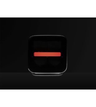Work light - Viklight - Idun Plus - 3'' - smoke - Position light Red/Amber - Work / Scene
