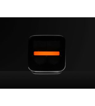 Work light - Viklight - Idun Plus - 3'' - smoke - Position light Red/Amber - Work / Scene