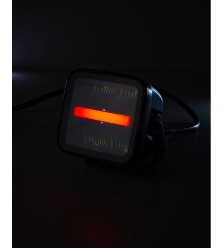 Arbetsbelysning - Viklight - Idun Plus - 3.3" - 8.4cm - Smoke - Positionsljus Röd/Bärnsten - Work / Scene -