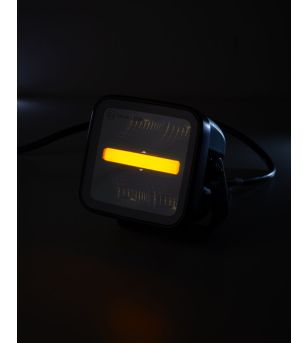 Arbeitsbeleuchtung - Viklight - Idun Plus - 3'' - smoke - Positionslicht Rot/Amber - Work / Scene