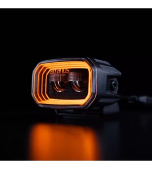 Work light - Strands - FOR9T No-Glare - 4'' - smoke - 31W - Position light White/Red/Amber - Work / Scene