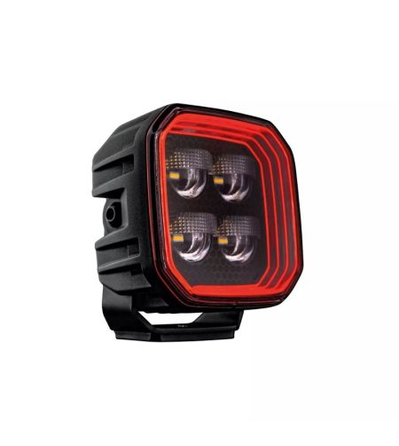 Werklamp - Strands - FOR9T No-Glare - 4'' - smoke - 78W - Positielicht Wit/Rood/Amber - Work / Scene