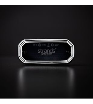 Marker Light - Strands - FOR9T Scale - 8cm - smoke - White - 12V-36V