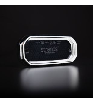 Begrenzungsleuchte - Strands - FOR9T Scale - 8cm - smoke - Weiß - 12V-36V 