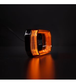 Markeringsljus - Strands - FOR9T Scale - 8cm - smoke - Bärnsten - 12V-36V 