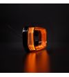 Marker Light - Strands - FOR9T Scale - 8cm - smoke - Amber - 12V-36V