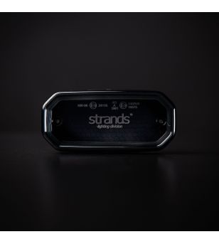 Markeringsljus - Strands - FOR9T Scale - 8cm - smoke - Bärnsten - 12V-36V 