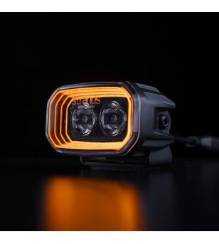 LED Lightbar - Strands - FOR9T Light Pod - 4'' - smoke - Positionslicht Weiß/Amber - Spot 