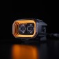 LED bar - Strands - FOR9T Light Pod - 4.3" - 10.8cm - Smoke - Positielicht Wit/Amber - Spot
