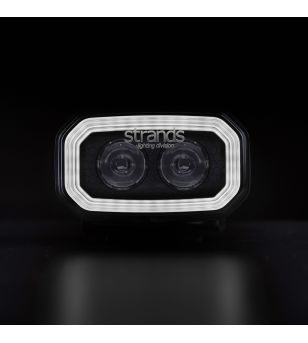 LED Lightbar - Strands - FOR9T Light Pod - 4'' - smoke - Positionslicht Weiß/Amber - Spot 
