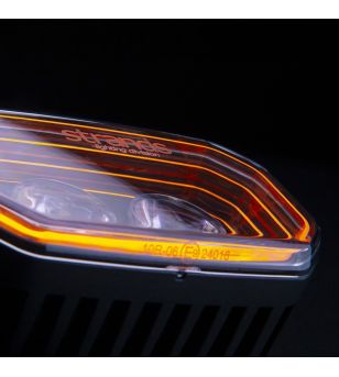 LED bar - Strands - FOR9T Light Pod - 4'' - smoke - Positielicht Wit/Amber - Spot