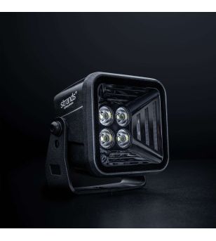 Werklamp - Strands - Dark Knight Fortex - 3'' - smoke - Positielicht Rood - Work / Scene