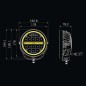 Driving light - Strands - Siberia XP - 7" - 17.8cm - Position light White/Yellow - Driving Driving light - Strands - Siberia XP - 7" - 17.8cm - Position light White/Yellow - Driving