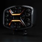 Verstraler - Strands - Dark Knight Insane - 9.7" - 24.7cm - Oval - Positielicht Wit/Amber - 1 flitspatroon - Driving