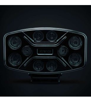 Driving light - Strands - Dark Knight Intense - 9'' - Oval - Position light White/Yellow - 1 flash pattern - Driving