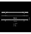 LED Lightbar - Strands - Nuuk D-Line - 40'' - Positionslicht Weiß/Amber - Driving 