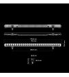 LED bar - Strands - Nuuk D-Line - 30'' - Positielicht Wit/Amber - Driving