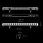 LED-ramp - Strands - Nuuk D-Line - 20.2" - 51.4cm - Positionsljus Vit/Bärnsten - Driving 