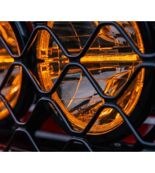 Driving light - Strands - Ambassador Dark Knight - 9'' - smoke - Position light White/Amber - Driving