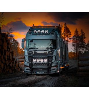 Extraljus - Strands - Ambassador - 9'' - Positionsljus Vit/Bärnsten - Driving 