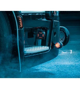 Arbetsbelysning - Strands - Dark Knight Fortex - 3'' - smoke - Positionsljus Röd - Work / Scene 