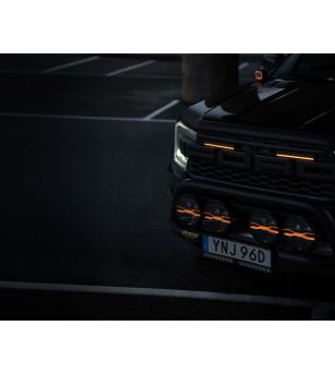 Driving light - Strands - FOR9T Dragon Drive - 9'' - smoke - Position light White/Amber - Driving