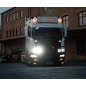 Fernscheinwerfer - Strands - IZE LED - 8.5" - 21.5cm - Smoke - Old School - Positionslicht Weiß/Amber - Driving