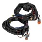 Kabelsats - Ledson - 1 lampa - 2 pins DTP + 4 pins DT - 12V Kabelsats - Ledson - 1 lampa - 2 pins DTP + 4 pins DT - 12V