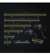 LED Light bar - Strands - Siberia XP - DR - 22'' - smoke - Position light White/Yellow - Driving