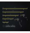 LED Light bar - Strands - Siberia XP - SR - 42'' - smoke - Position light White/Yellow - Driving