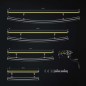 LED Light bar - Strands - Siberia XP - SRC - 22.1" - 56.2cm - Smoke - Curved - Position light White/Yellow - Driving