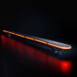 Warning light bar - Strands - Big Energy 1800 - 70.9" - 180cm - Smoke - 27 flash patterns - Amber - R65 - 12V-30V