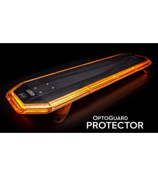 Blixtljusramp - Ledson - Optoguard Protector - 72.7" - 184.7cm - Smoke - 17 blixtmönster - Bärnsten - R65-2 - 12V-30V -