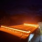 Warning light bar - Ledson - Optoguard Protector - 54.6" - 138.8cm - Smoke - 17 flash patterns - Amber - R65-2 - 12V-30V Warning light bar - Ledson - Optoguard Protector - 54.6" - 138.8cm - Smoke - 17 flash patterns - Amber - R65-2 - 12V-30V