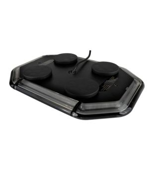 Blitzlicht-Balken - Ledson - Optoguard Protector - Magnetisch - 12.5" - 31.7cm - Smoke - 13 Blitzmuster - Amber - R65-2 - 12V-30V