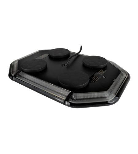 Blitzlicht-Balken - Ledson - Optoguard Protector - Magnetisch - 12.5" - 31.7cm - Smoke - 13 Blitzmuster - Amber - R65-2 - 12V-30V
